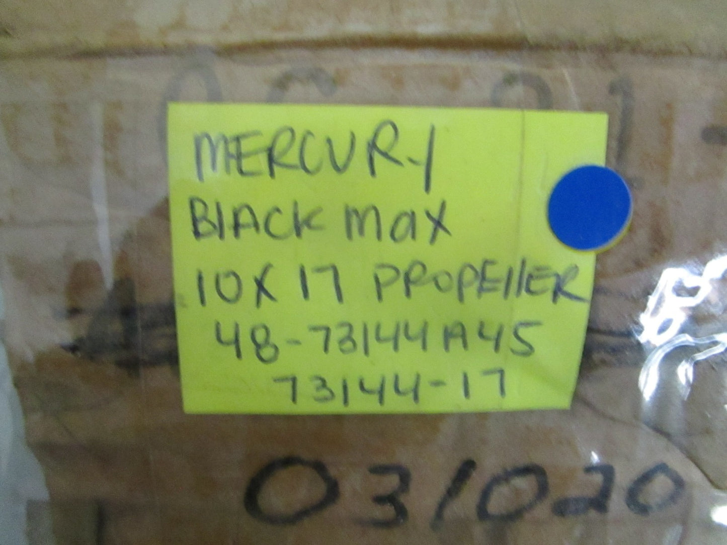 *NEW OEM* 0820 Mercury Black Max 10×17 Propeller 48-73144A45 73144-17