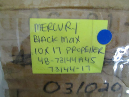 *NEW OEM* 0820 Mercury Black Max 10×17 Propeller 48-73144A45 73144-17