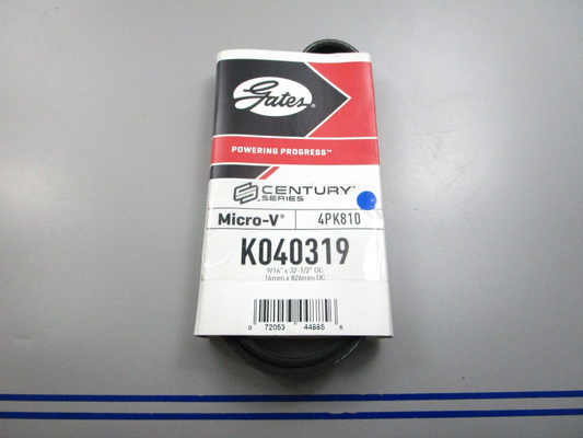 NEW K040319 Gates Micro-V Serpentine Belt 0810
