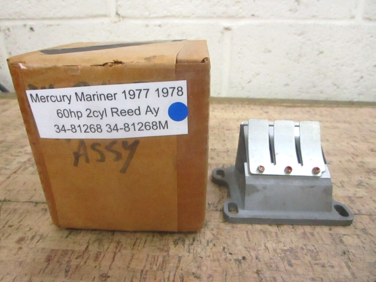 *NEW OEM* 0780 Mercury Mariner 1977 1978 60hp 2cyl Reed Ay 34-81268 34-81268M