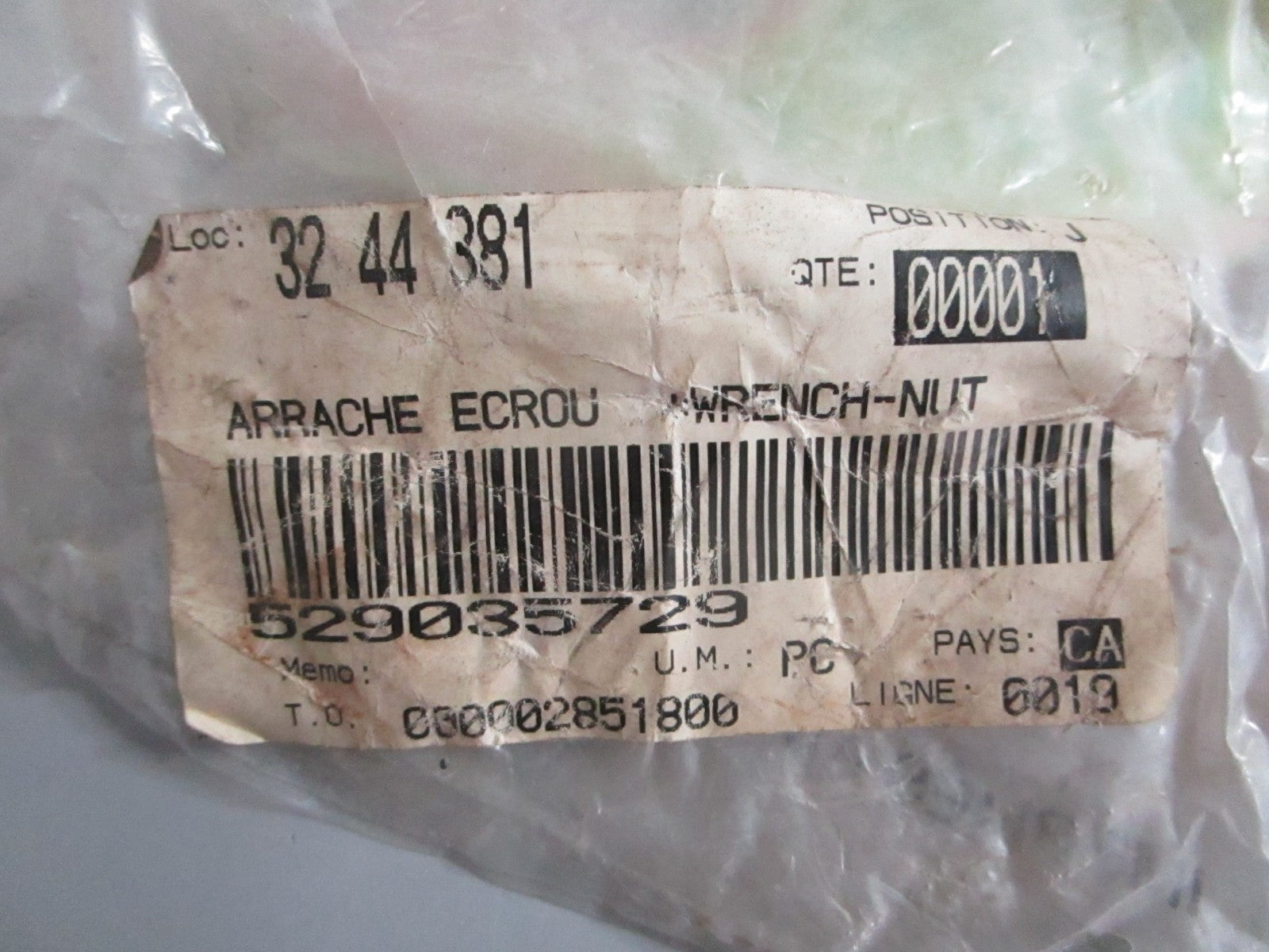 NEW OEM 529035729 Can-Am Nut Wrench 0820