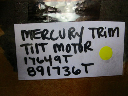*NEW OEM* 0720 Mercury Quicksilver 3 Wire Trim Tilt Motor Assembly 17649T 891736