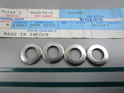 NEW OEM (LOT OF4) 941670 Volvo Penta Washer 0810