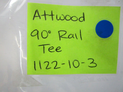 NEW OEM 1122-10-3 Attwood 90 Degree Rail Tee 0810