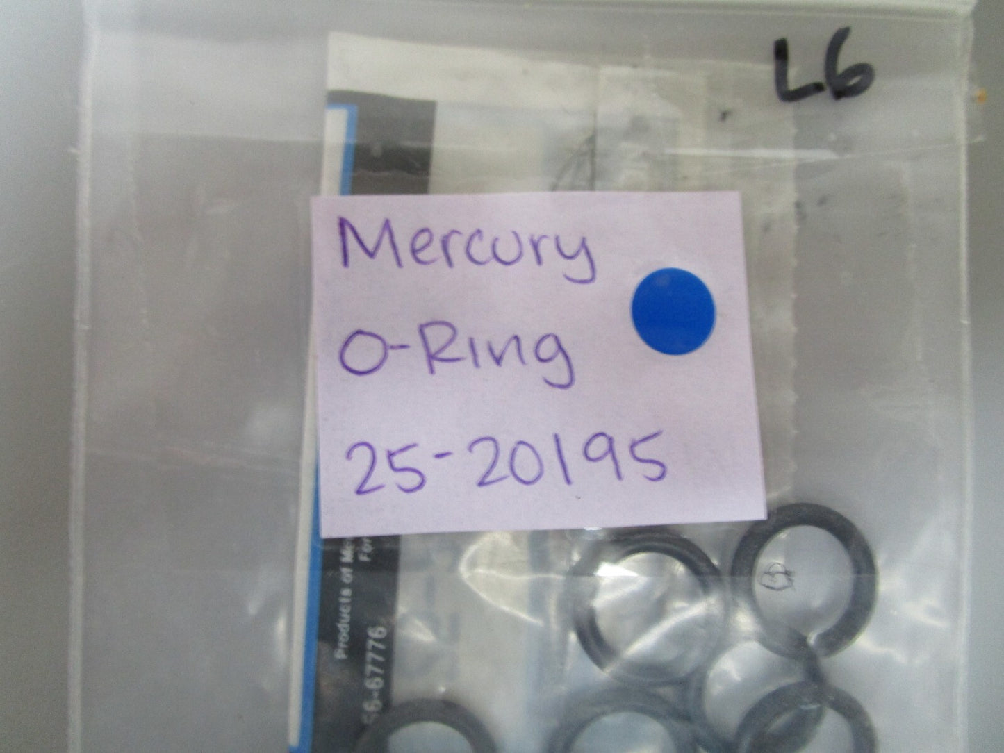 *NEW OEM* (LOT OF 6) 0810 Mercury Quicksilver O-Ring 25-20195