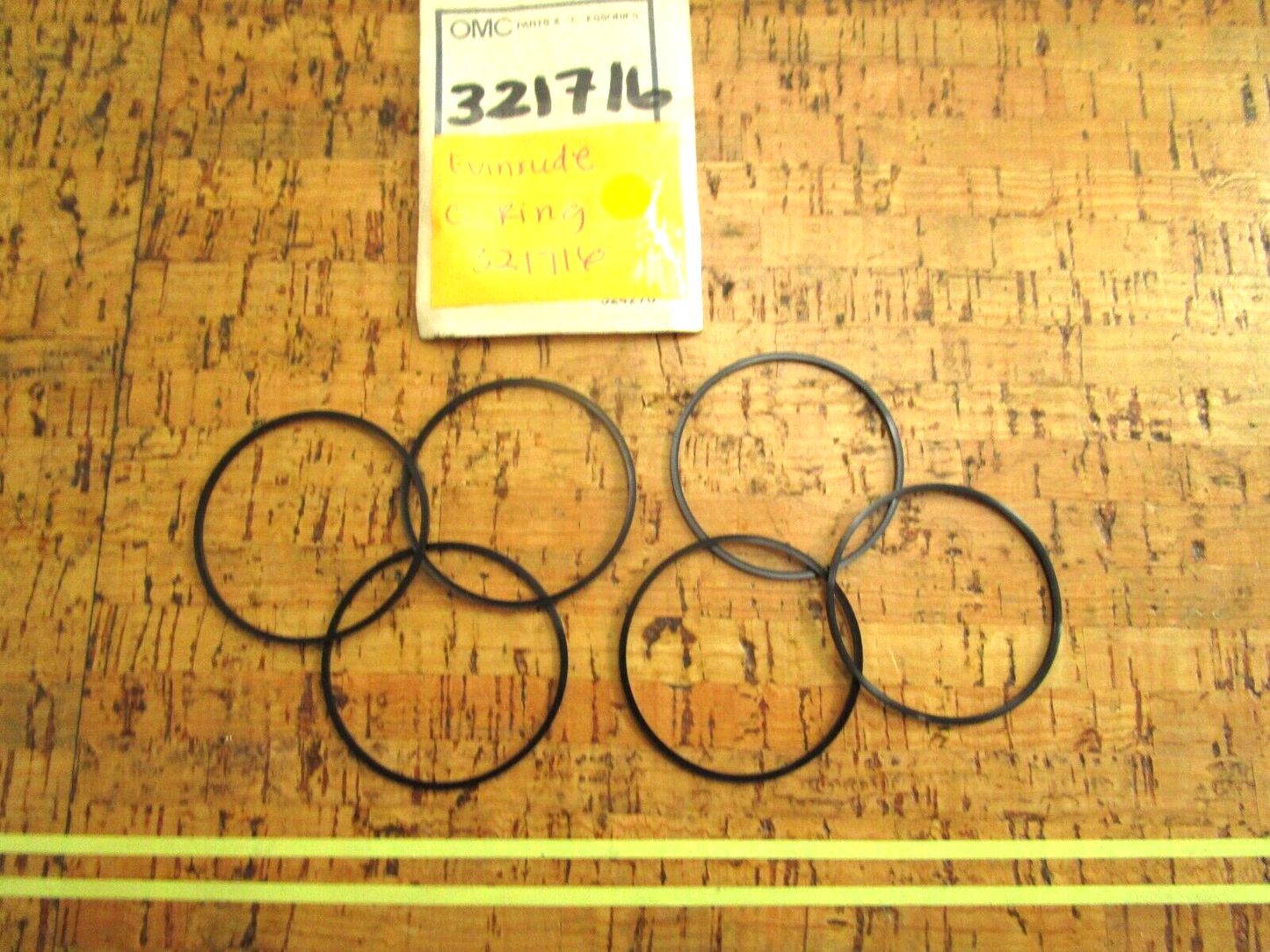 *NEW OEM* (LOT OF 6) 0750 OMC Johnson Evinrude O-RING 321716 0321716