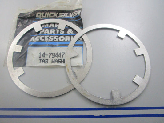 *NEW OEM* (LOT OF 2) 0810 Mercury Quicksilver Tab Washer 14-79447