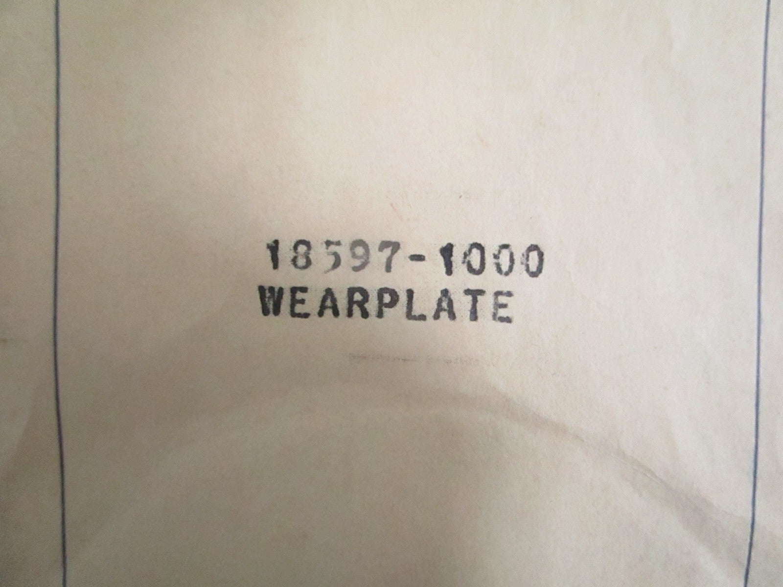 NEW OEM 18597-0000 Jabsco Wear Plate 0820