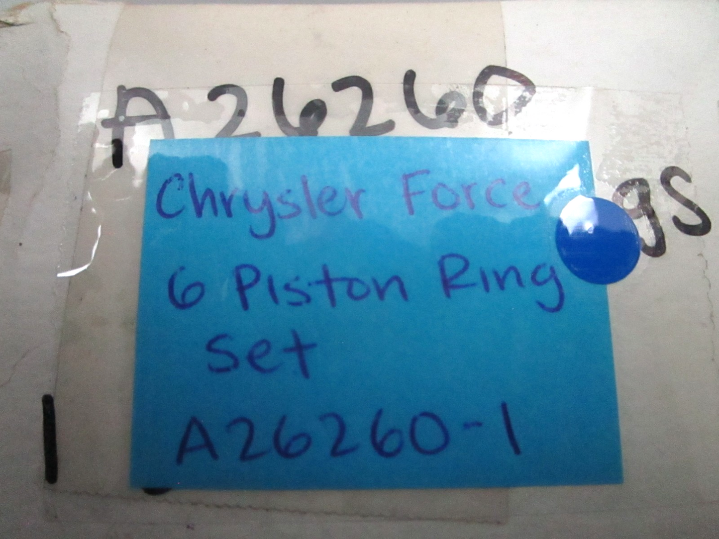 *NEW OEM* 0810 Chrysler Force 6 Piston Ring Set A26260-1
