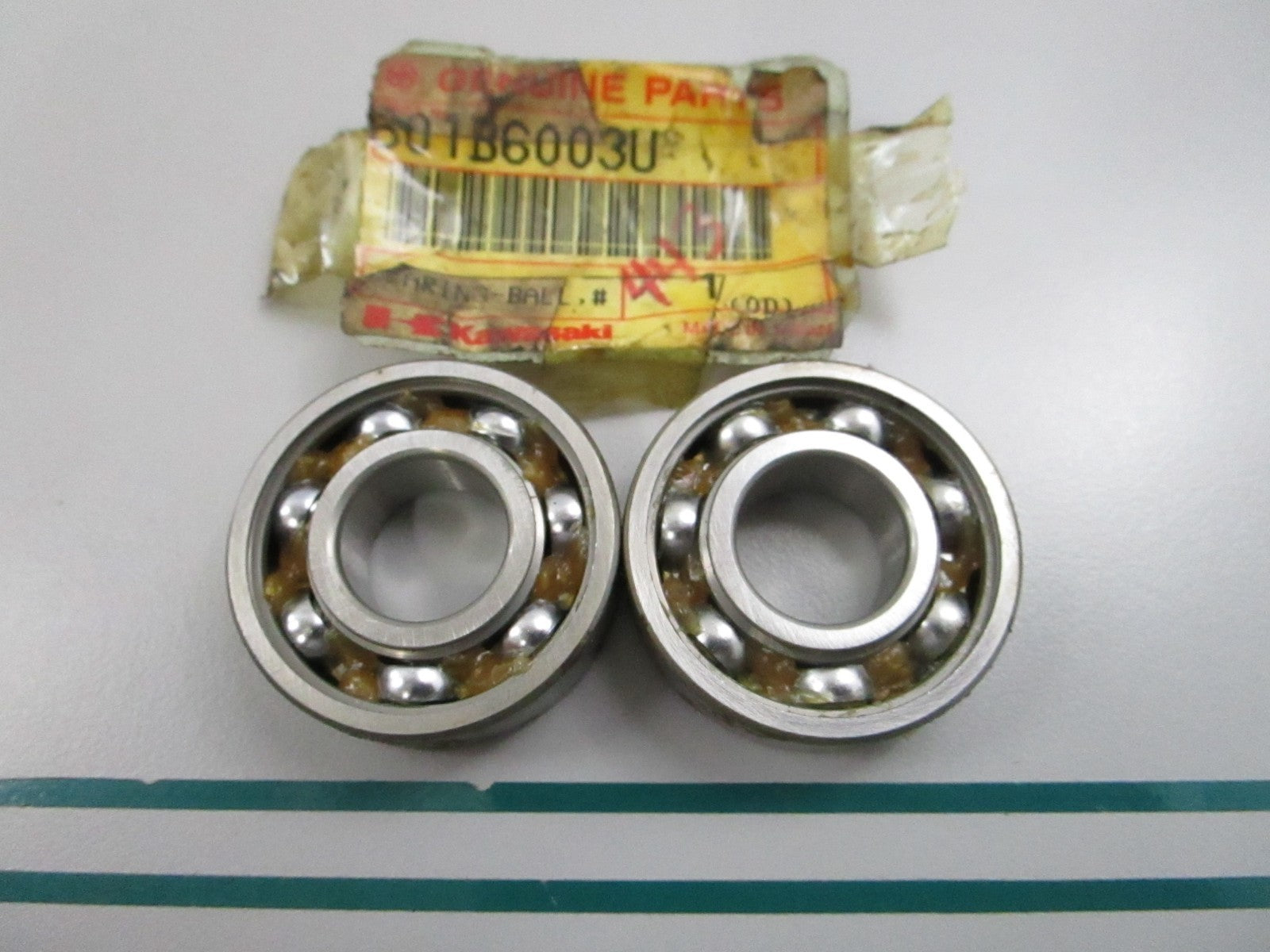 NEW OEM (LOT OF 2) 601B6003U Kawasaki Bearing 0810