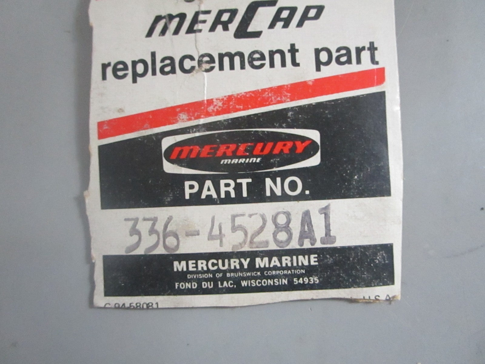 *NEW OEM* 0820 Mercury Quicksilver Ignition Coil 336-4528A1