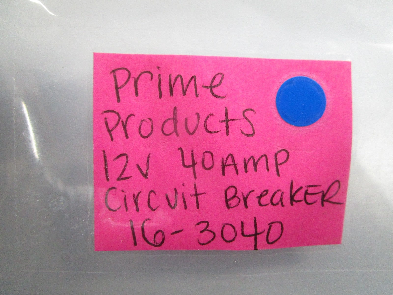 *NEW* 0810 Prime Products 12V 40AMP Circuit Breaker 16-3040