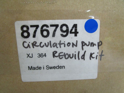 *NEW OEM* 0820 Volvo Penta Circulation Pump Rebuild Kit 876794