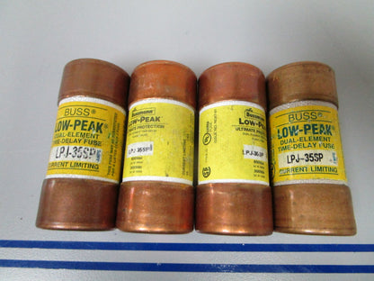 NEW OEM LPJ-35SP Bussman Low-Peak Dual Element Time Delay Class J Fuse (4) 0720