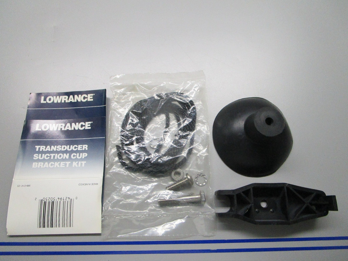 *NEW OEM* 0810 Lowrance Transducer Suction Cup Bracket Kit 51-52