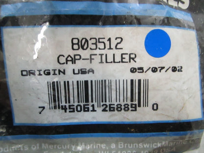 *NEW OEM* 0810 Mercury Quicksilver Filler Cap 803512