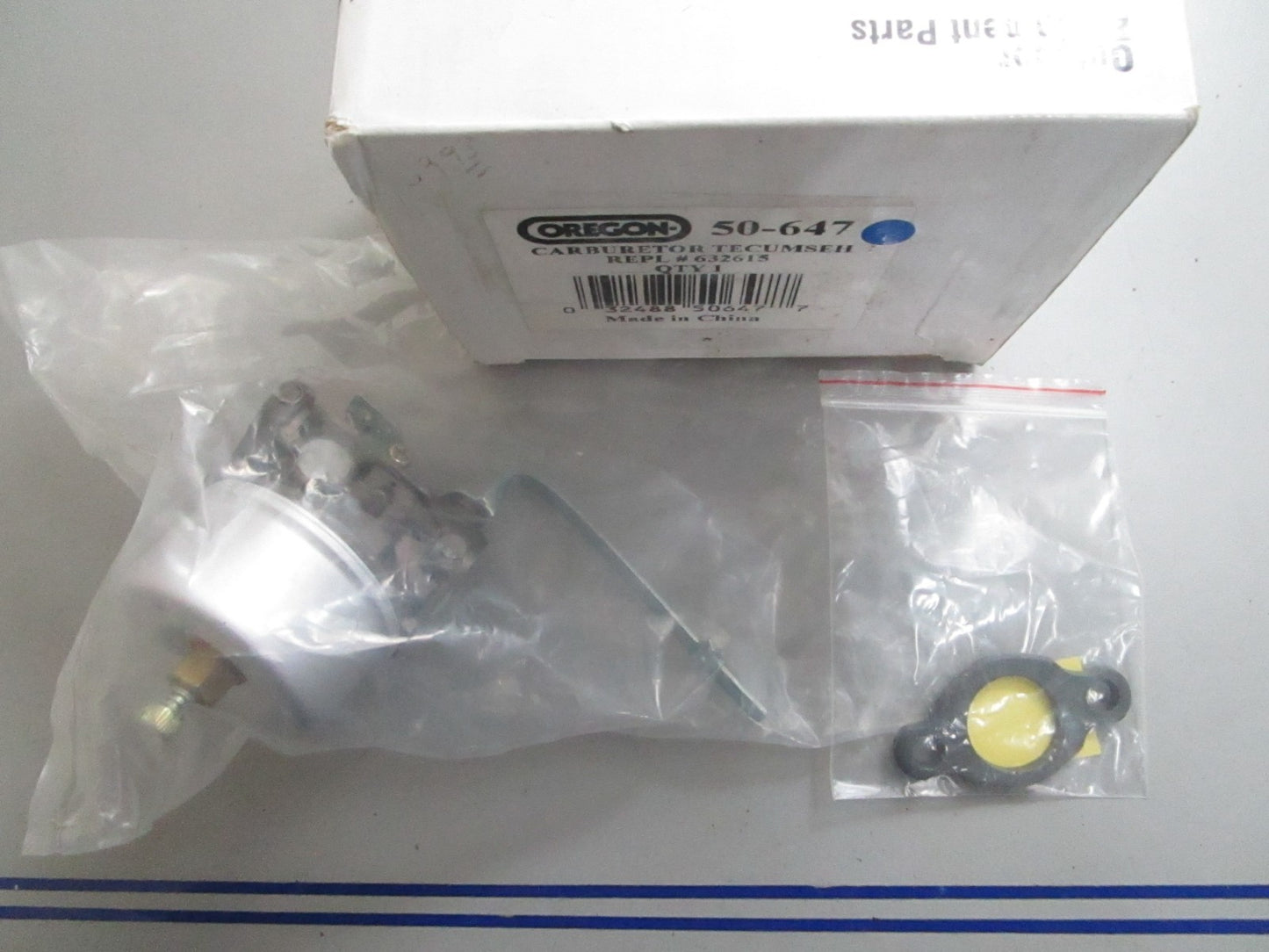 *NEW* 0820 Oregon Carburetor Assy 50-647 Replaces: Tecumseh 632615