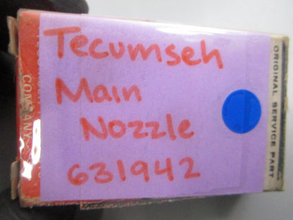 NEW OEM 631942 Tecumseh Main Nozzle 0810