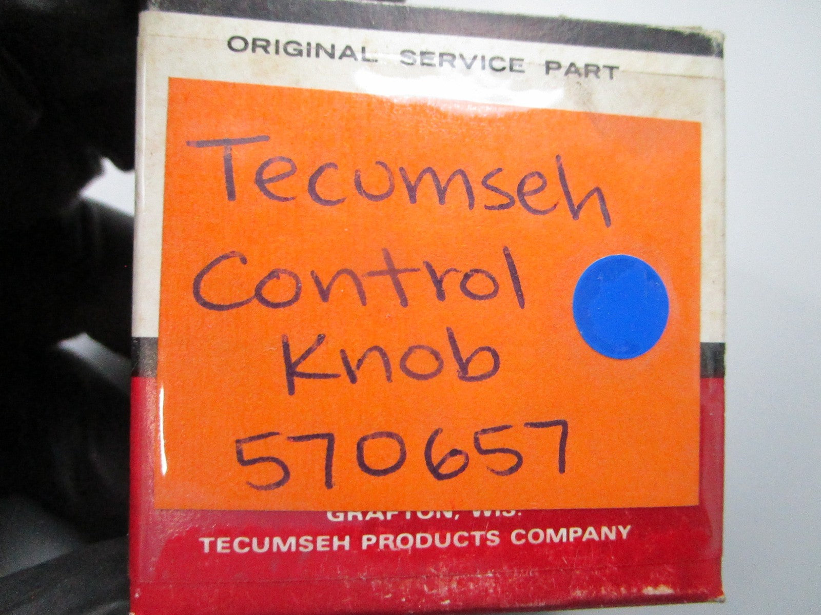 NEW OEM 570657 Tecumseh Control Knob 0810