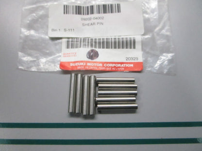 NEW OEM (LOT OF 9) 09202-04002 Suzuki Shear Pin 0810