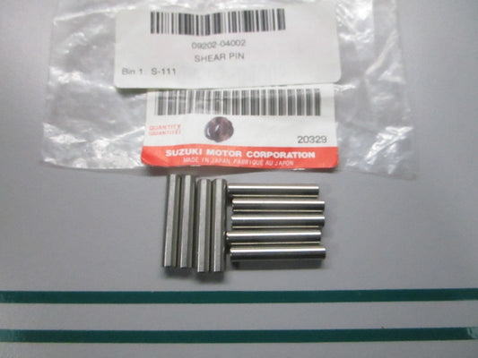 NEW OEM (LOT OF 9) 09202-04002 Suzuki Shear Pin 0810