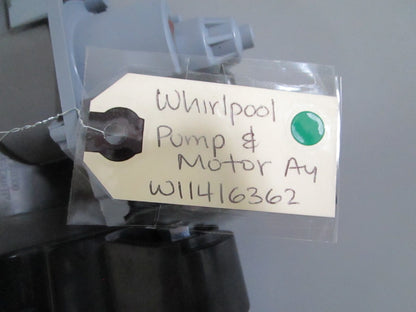 Whirlpool W11416362 Dishwasher Pump Motor Assy OEM NOS Replaces W11345228 0820