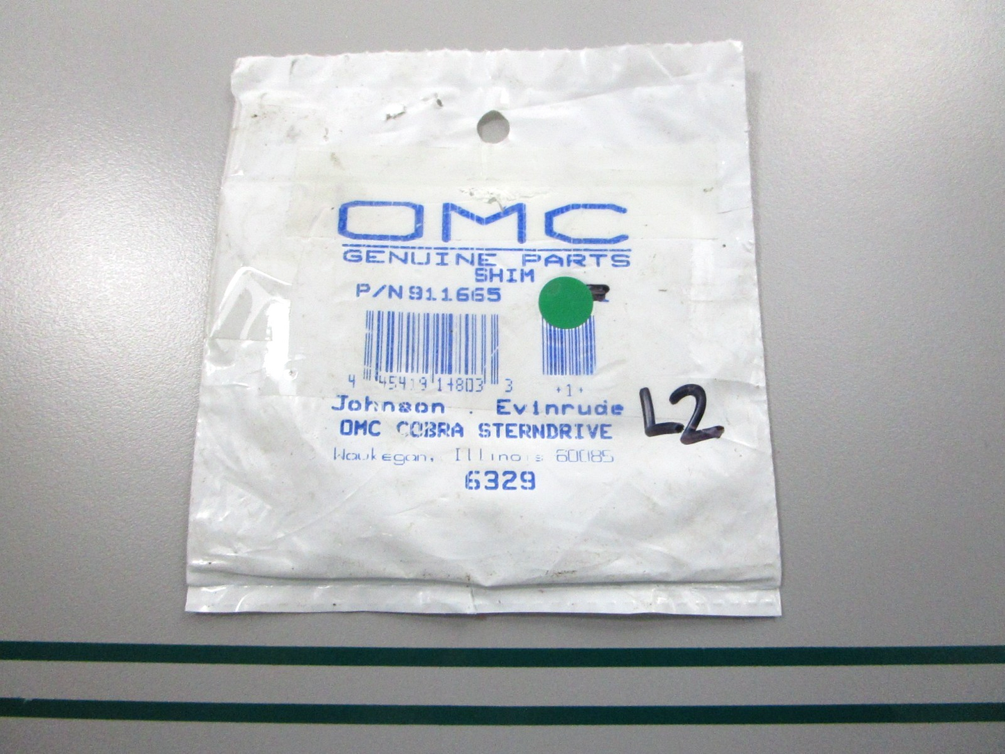 NEW OEM (LOT OF 2) 911665 0911665 OMC Johnson Evinrude Shim 0810