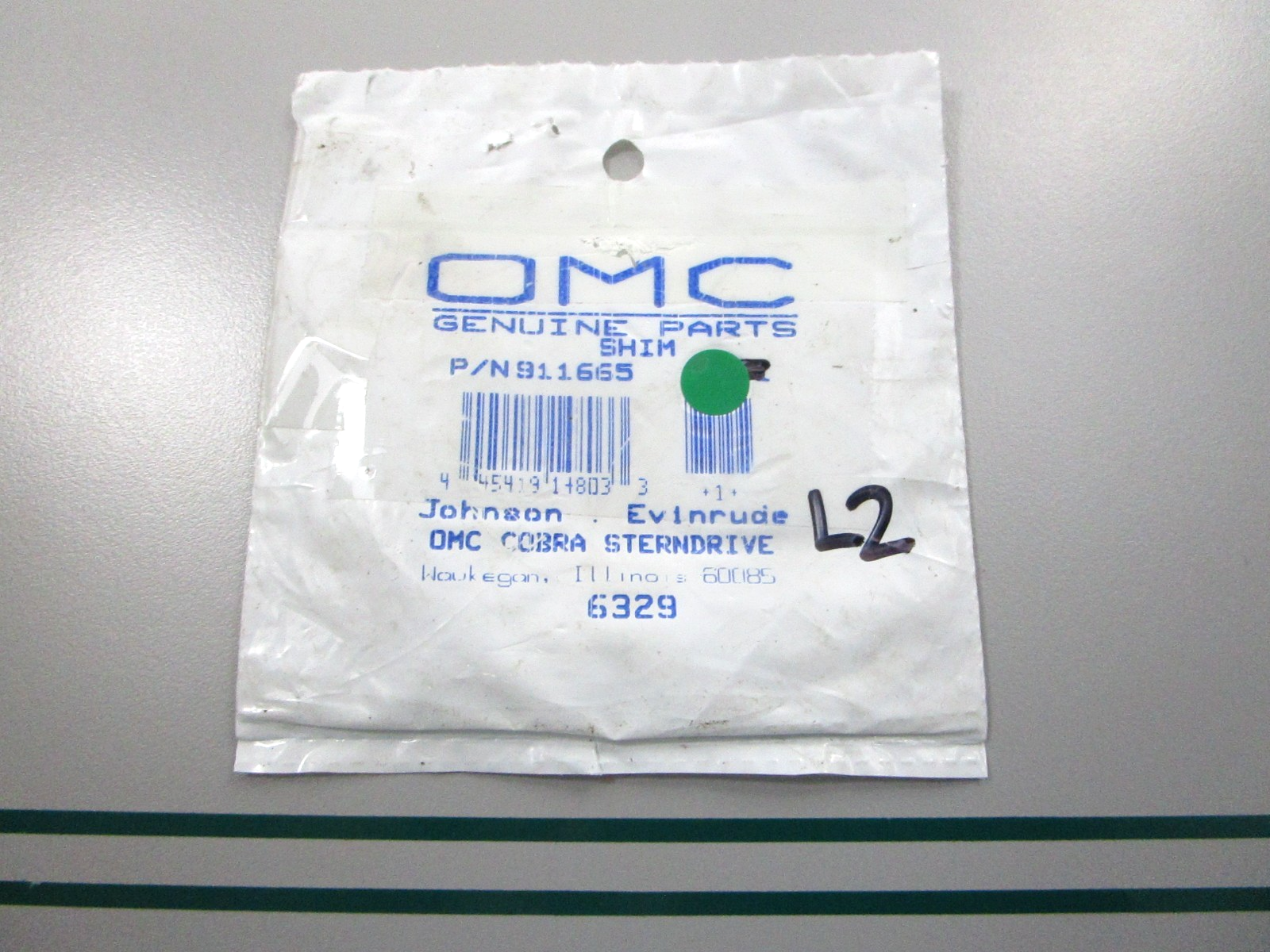 NEW OEM (LOT OF 2) 911665 0911665 OMC Johnson Evinrude Shim 0810