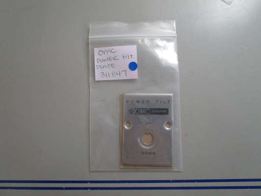 *NEW OEM* 0770 OMC Johnson Evinrude Power Tilt Plate 311847 0311847