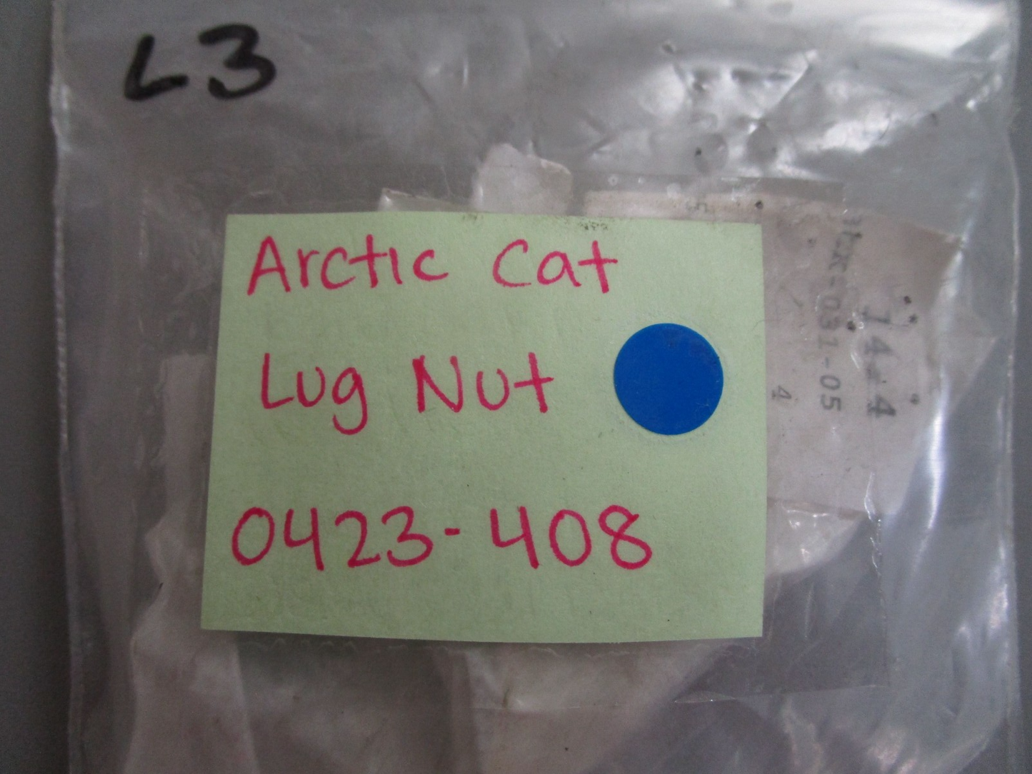 *NEW* (LOT OF 3) 0770 Arctic Cat Lug Nut 0423-408