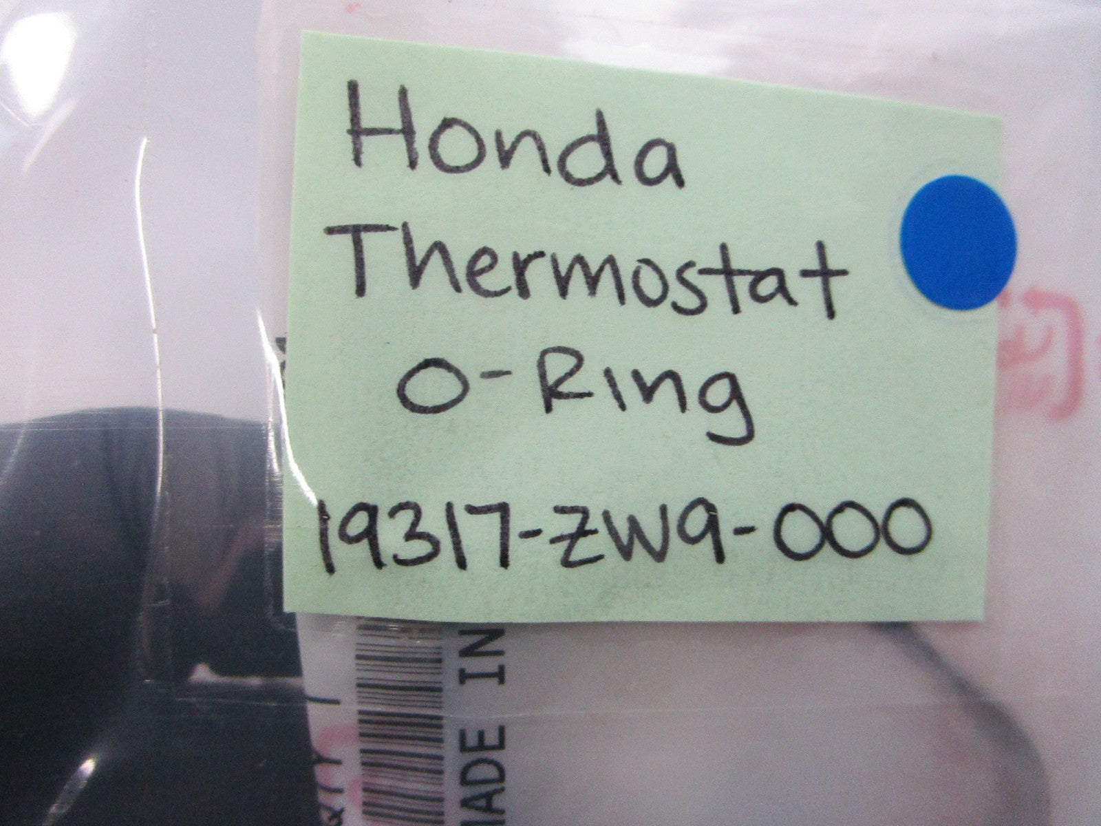 *NEW OEM* 0810 Honda Thermostat O-Ring 19317-ZW9-000