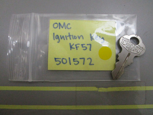 *NEW OEM* 0810 OMC Johnson Evinrude Ignition Key KF57 501572 0501572