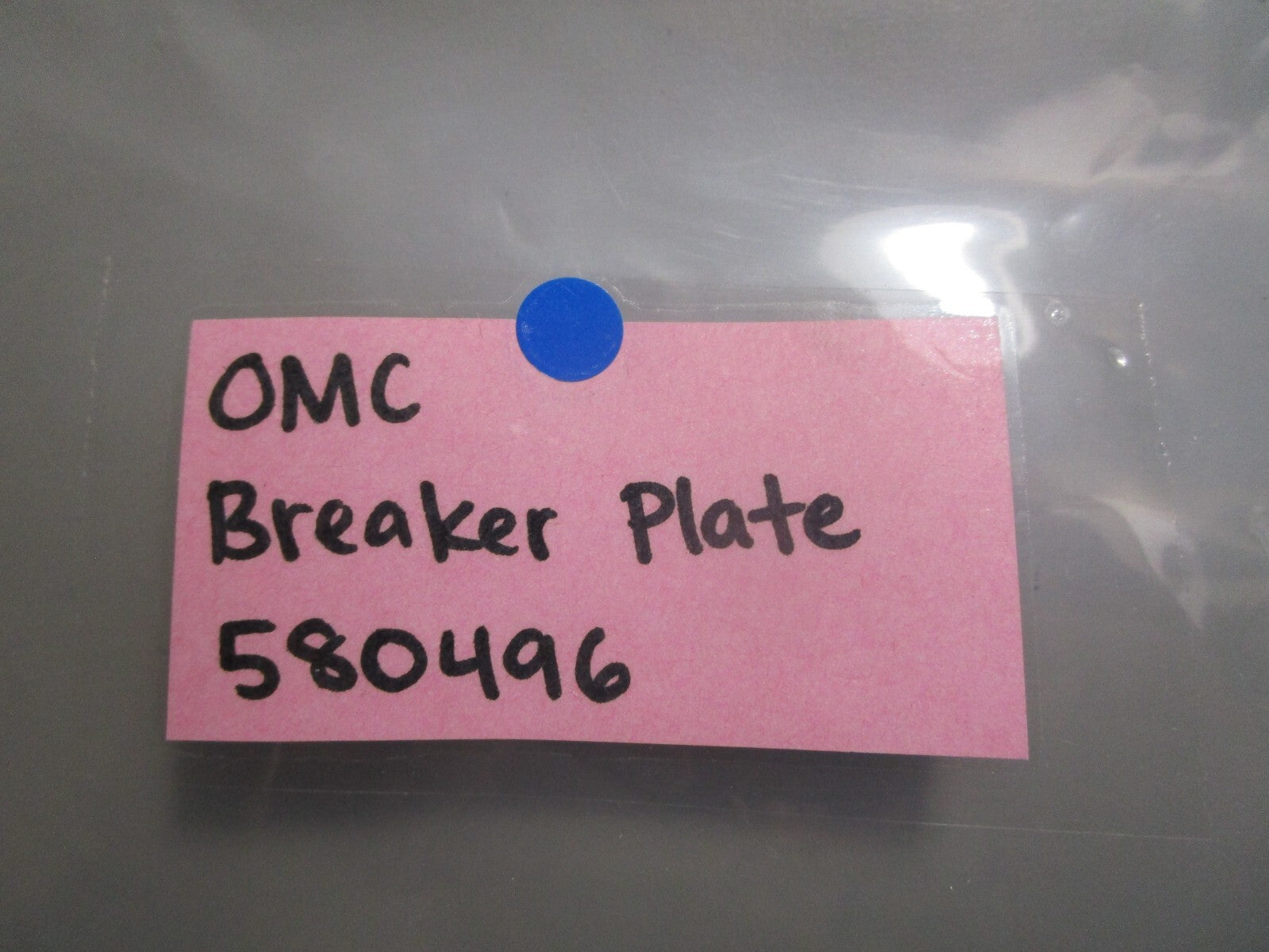 *NEW OEM* 0810 OMC Johnson Evinrude Breaker Plate 580496 0580496