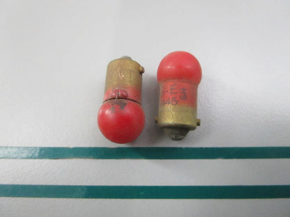 NEW OEM (LOT OF 2) 308165 0308165 OMC Johnson Evinrude Red Bulb 0810