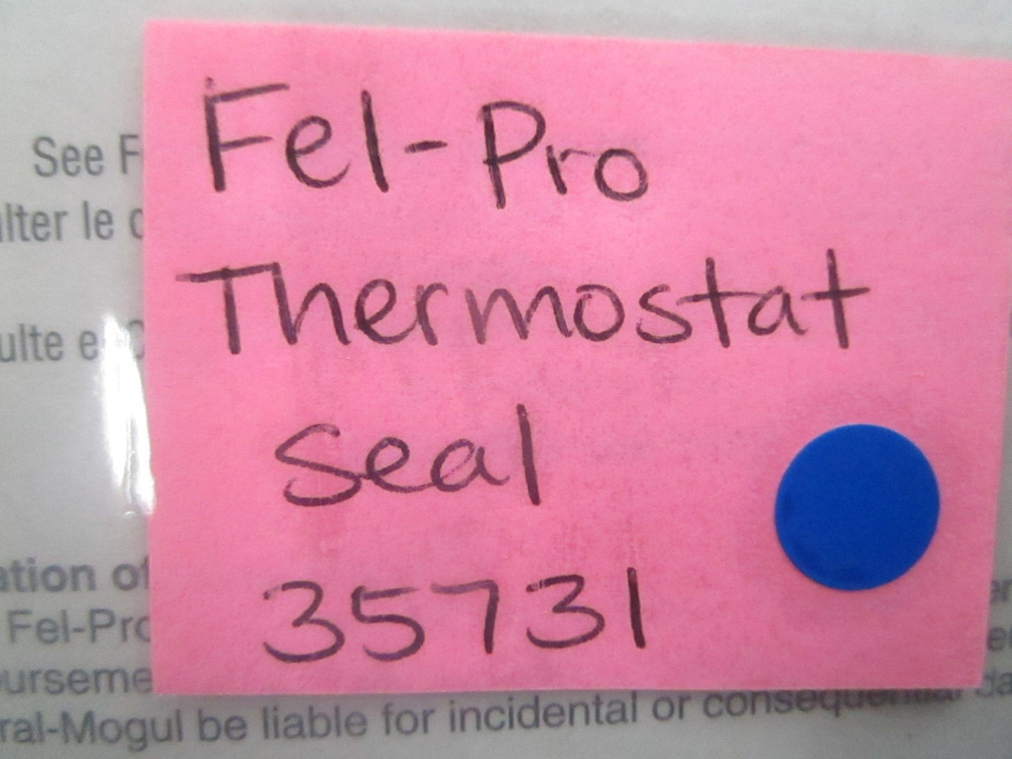 *NEW* 0810 Fel-Pro Thermostat Seal 35731