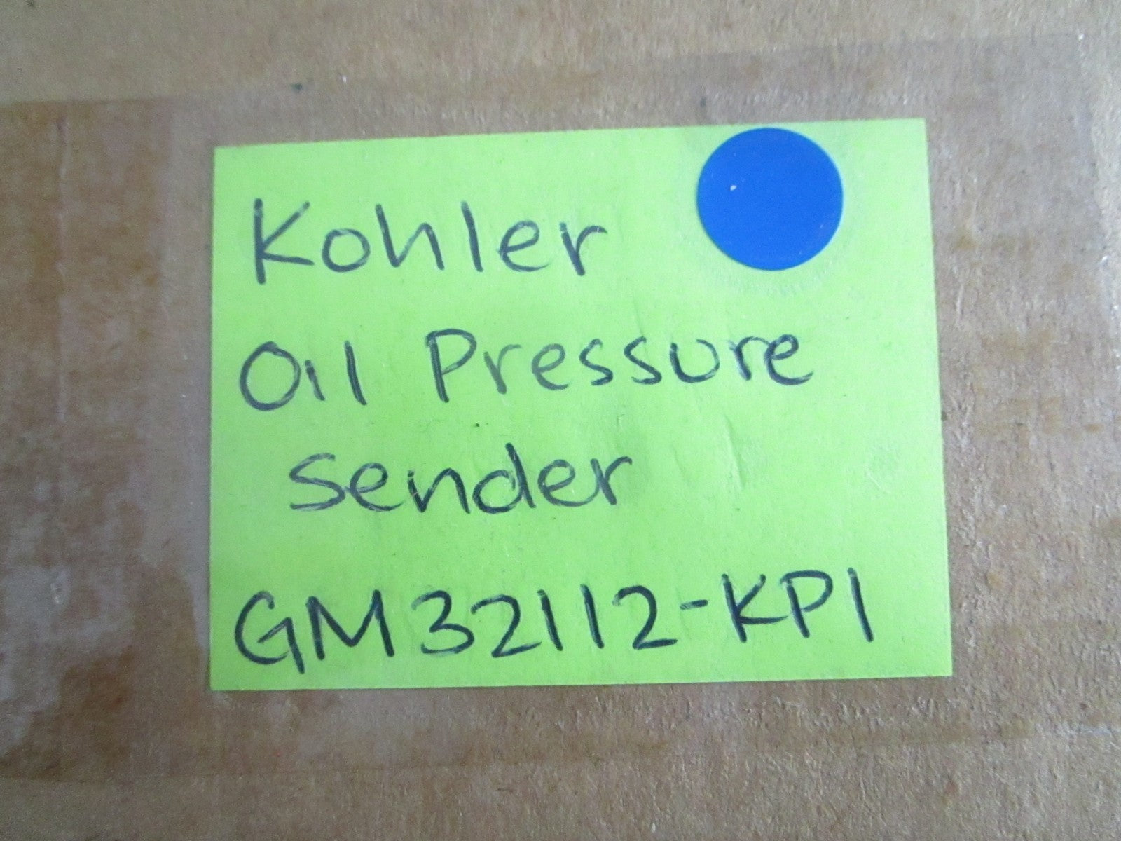 NEW OEM GM32112-KPI Kohler Oil Pressure Sender 0820