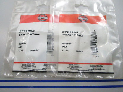 *NEW OEM* (LOT OF 2) 0810 Briggs & Stratton Intake Gasket 272199S