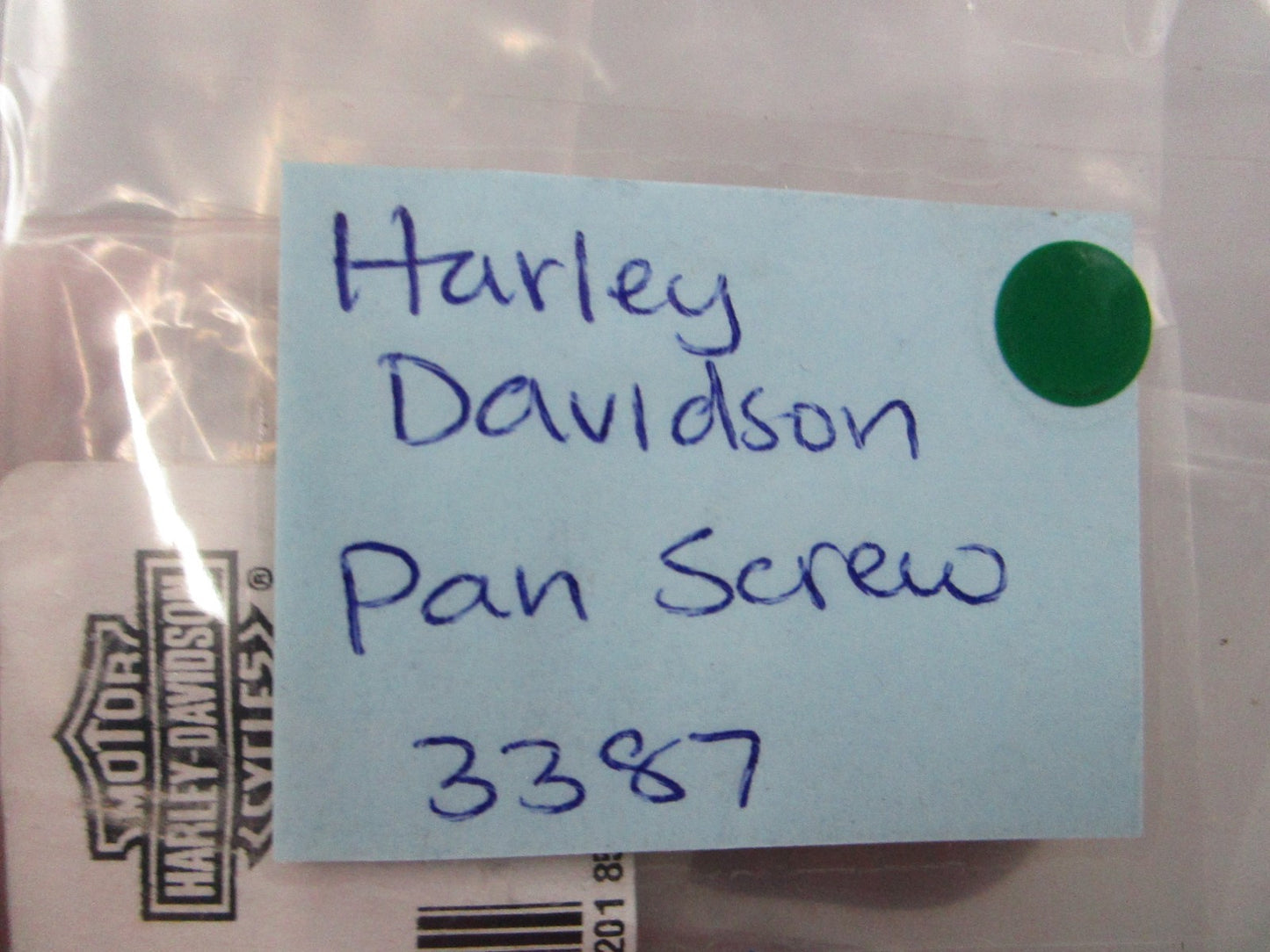 NEW OEM (LOT OF 5) 3387 Harley Davidson Pan Screw 0810