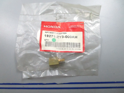 *NEW OEM* 0810 Honda NPT/BSPT Adapter 19271-ZY3-000AH