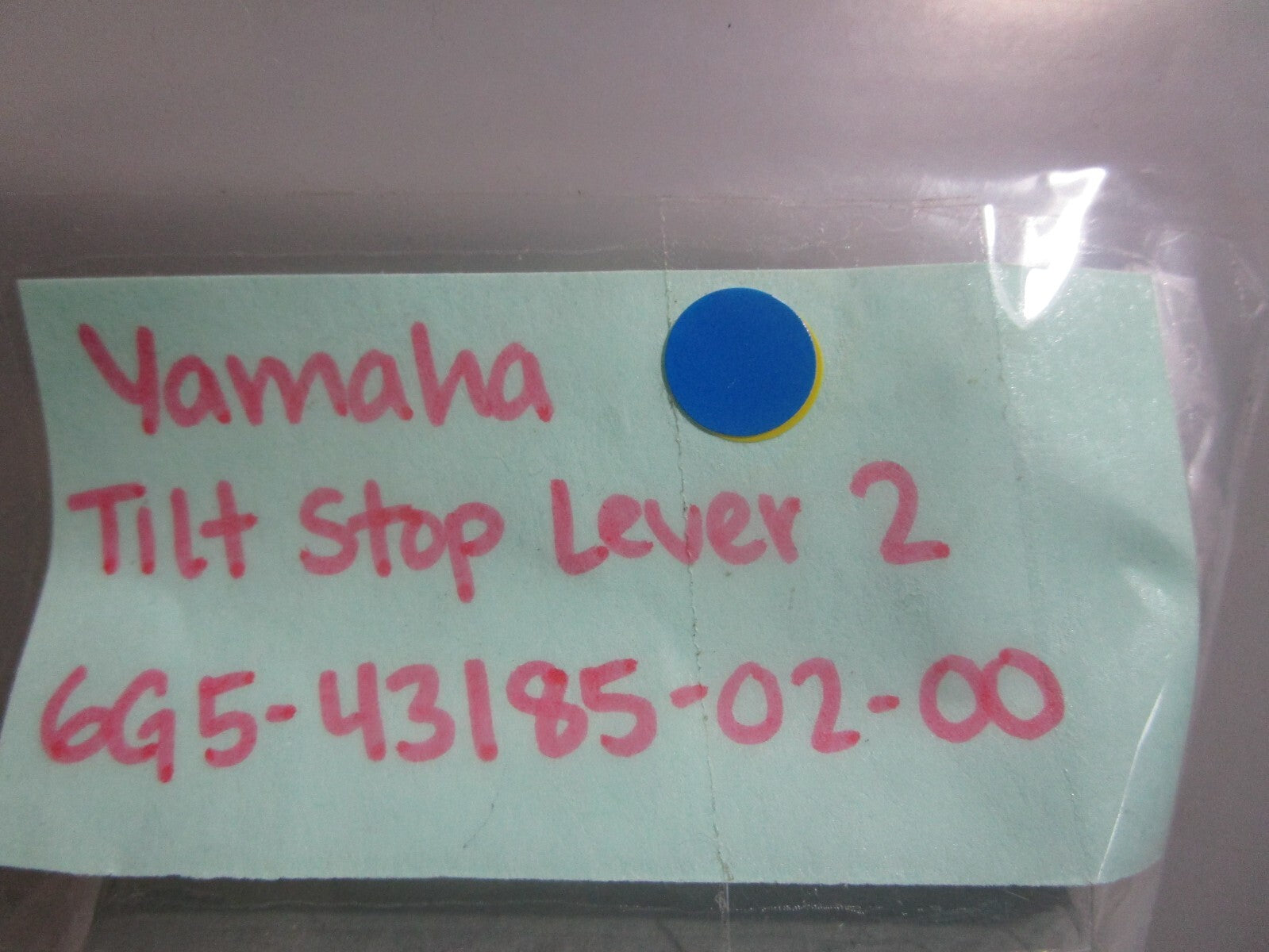 *NEW OEM* 0810 Yamaha Tilt Stop Lever 2 6G5-43185-02-00