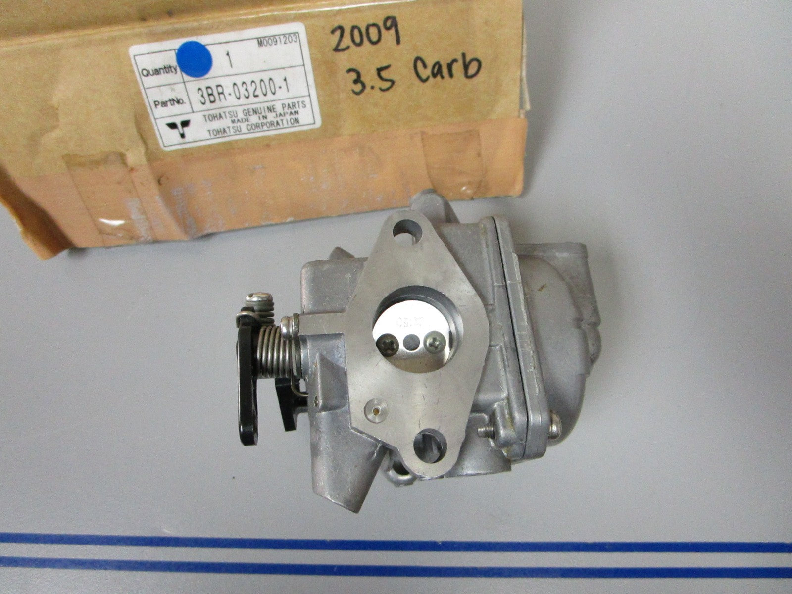 NEW OEM 3BR-03200-1 Tohatsu Nissan 2009 3.5hp Carburetor 0720