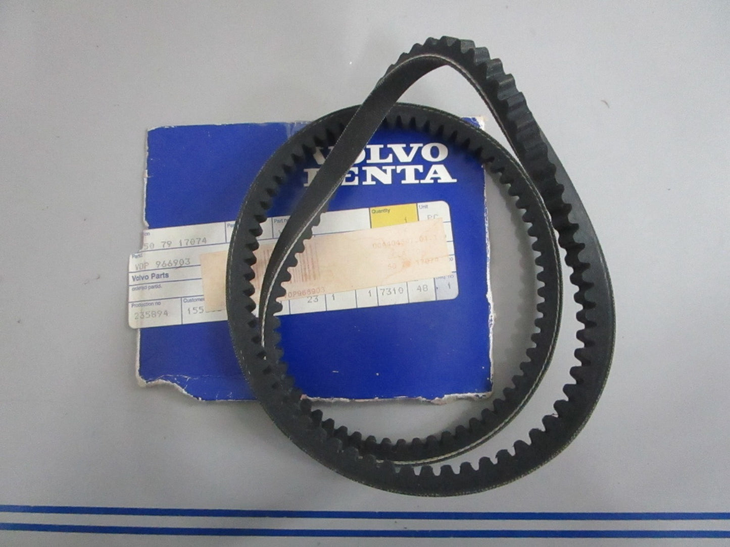 NEW OEM 966903 Volvo Penta V-Belt 0820