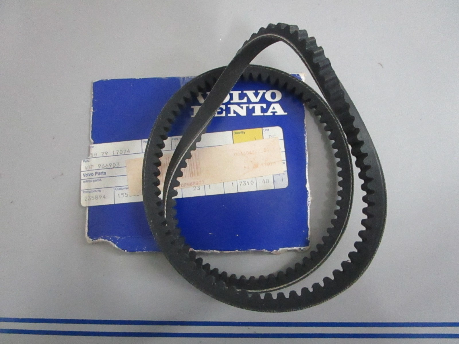 NEW OEM 966903 Volvo Penta V-Belt 0820