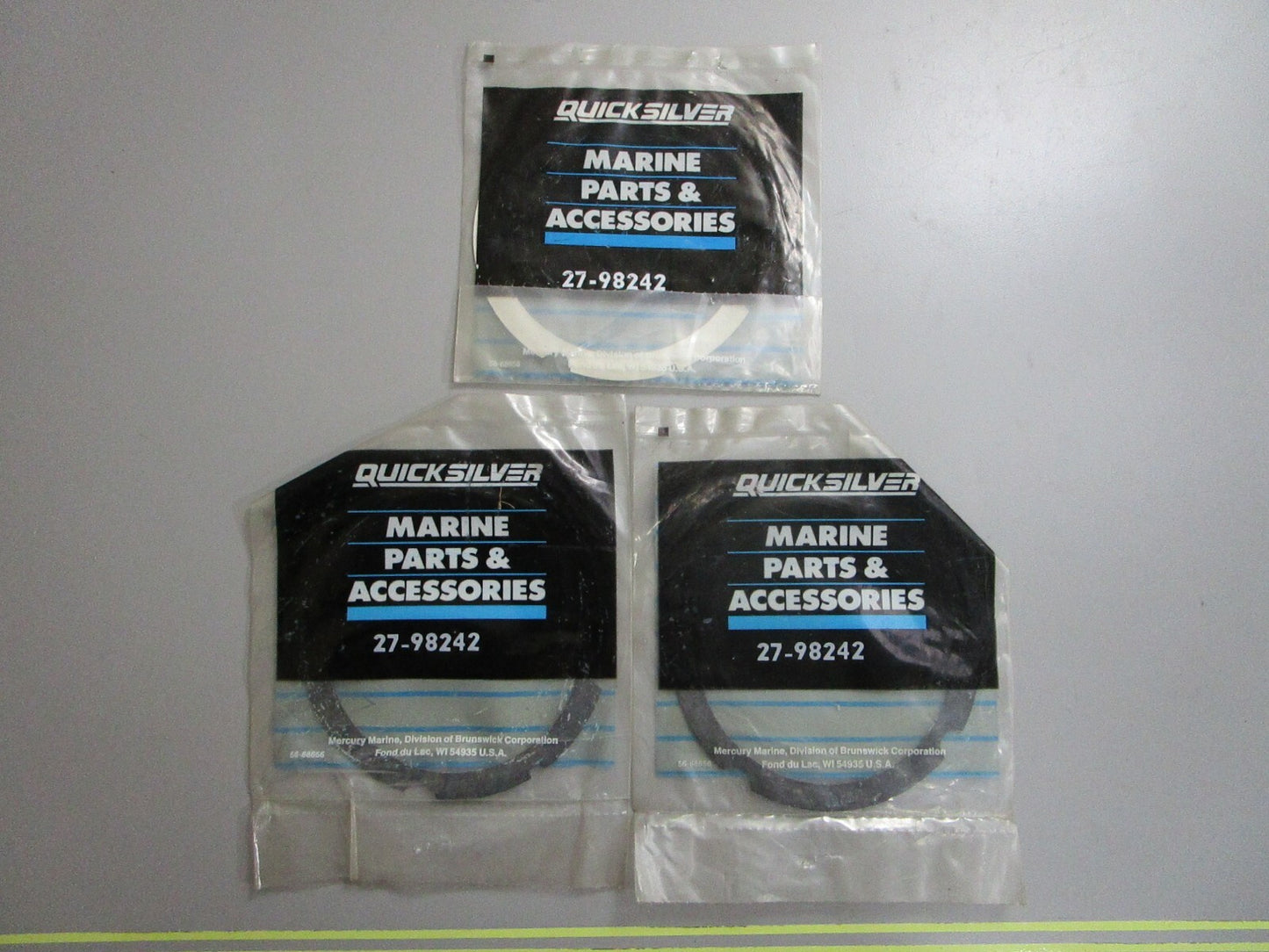 *NEW OEM* (LOT OF 3) 0810 Mercury Quicksilver Gasket 27-98242