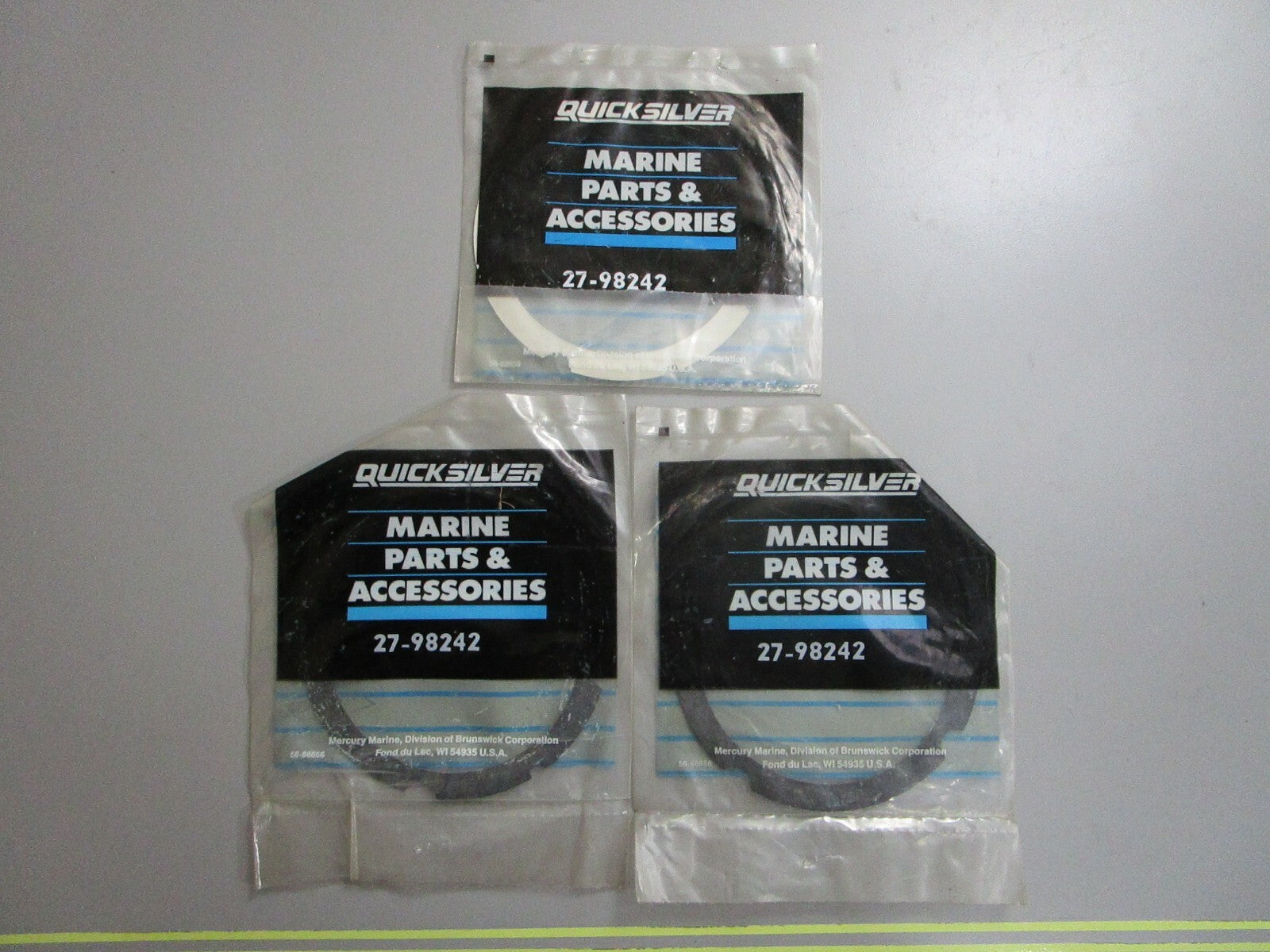 *NEW OEM* (LOT OF 3) 0810 Mercury Quicksilver Gasket 27-98242
