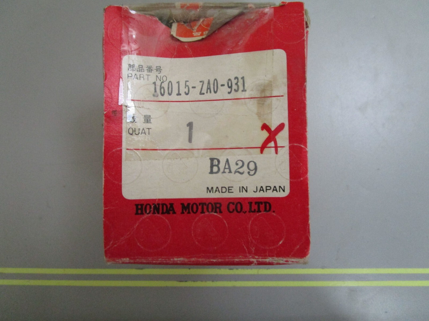 *NEW OEM* 0770 Honda Float Chamber Kit 16015-ZA0-931