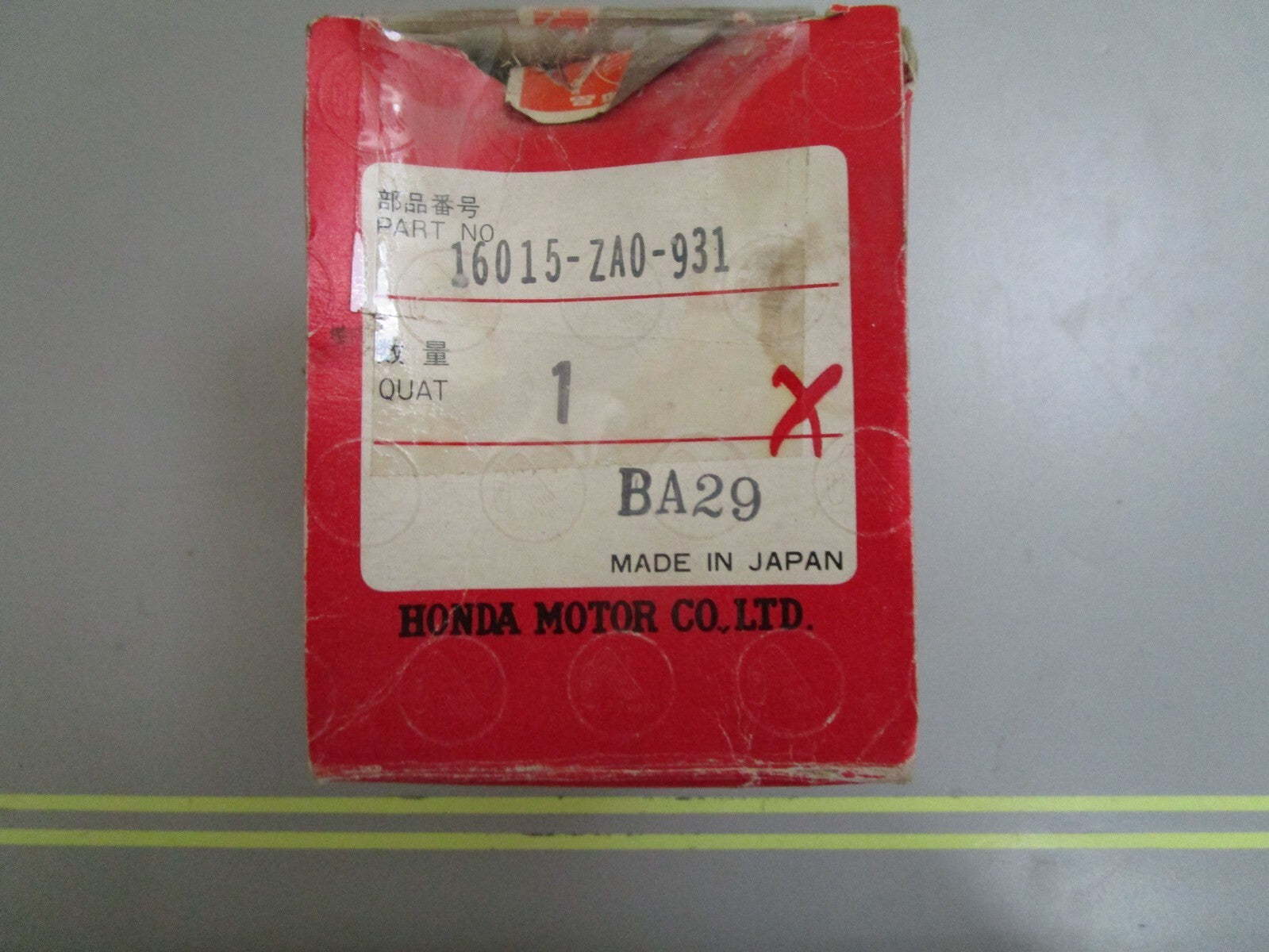 *NEW OEM* 0770 Honda Float Chamber Kit 16015-ZA0-931