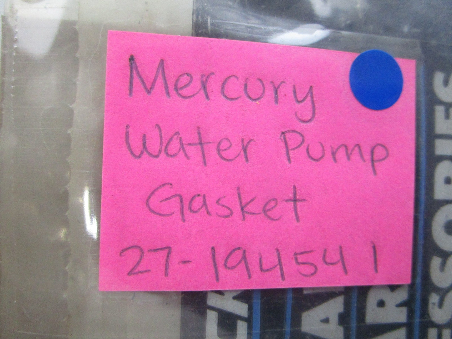 NEW OEM 27-194541 Mercury Quicksilver Water Pump Gasket 0810