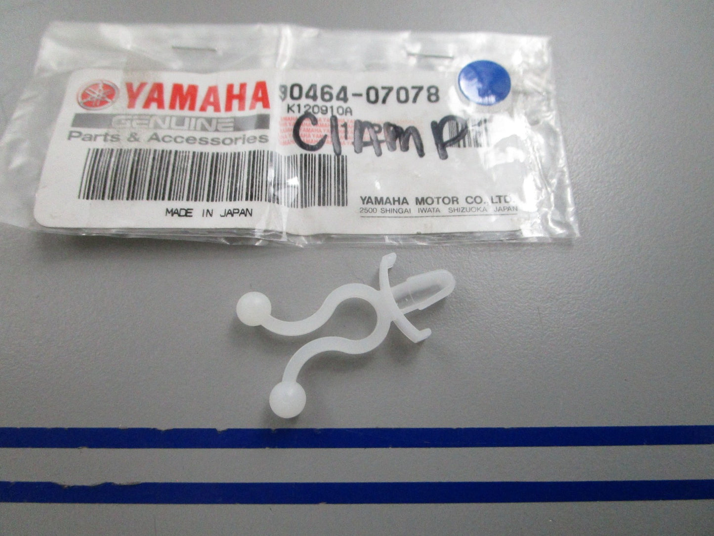 NEW OEM 90464-07078 Yamaha Clamp 0810