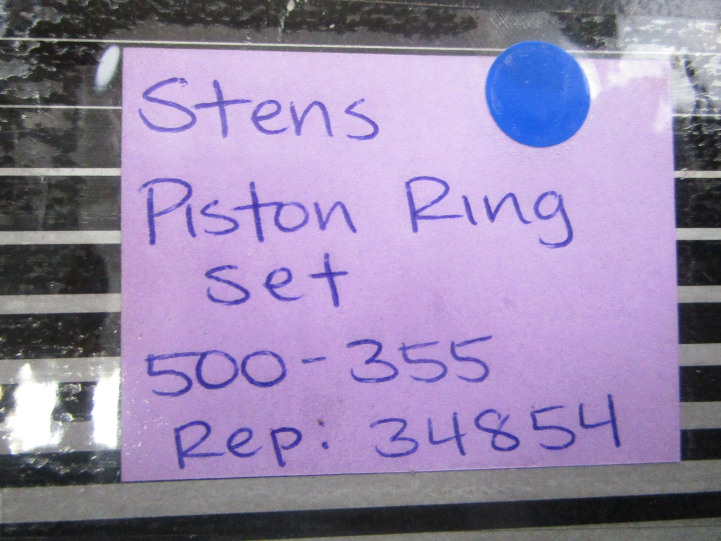 NEW 500-355 Replaces: 34854 Stens Piston Ring Set 0810